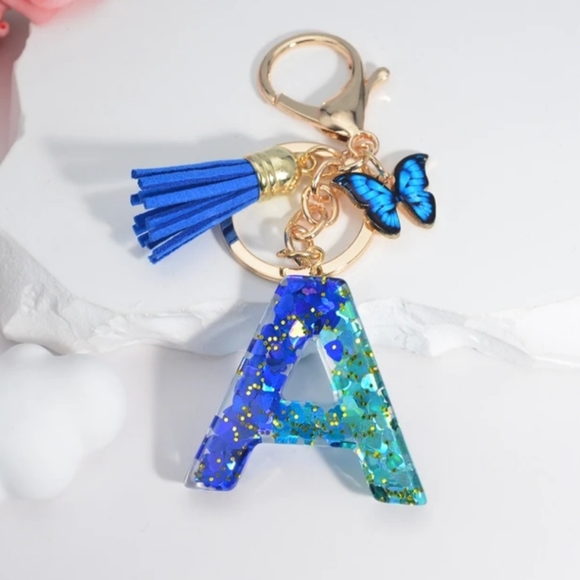 Letter "A" Keychain - Picture 2 of 2